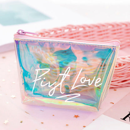 Laser colorful coin purse