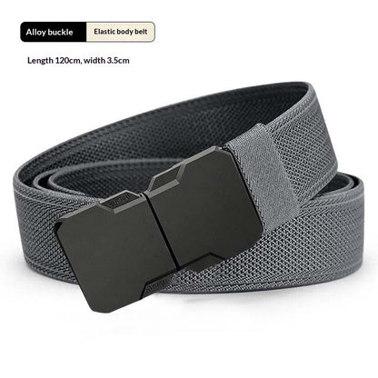 Mens Nylon Canvas Tactical Belt With Adjustable Buckle For Custom Fit