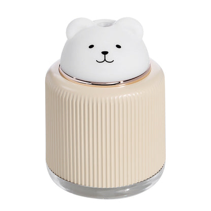 Ultrasonic Air Humidifier for Home Office Cartoon Rabbit 250ML USB Essential Oil Diffuser LED Light Lamp