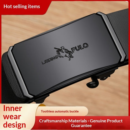 Automatic Buckle Trendy Business All-match Belt High-end Pants Belt