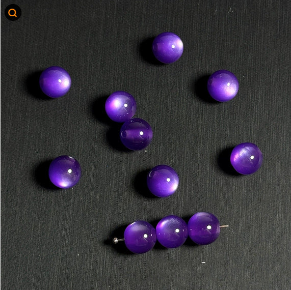 Resin Beads Cat Eye Round Beads Ornament
