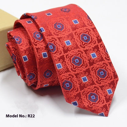 Fashion Exquisite Jacquard Tie Wedding Groom