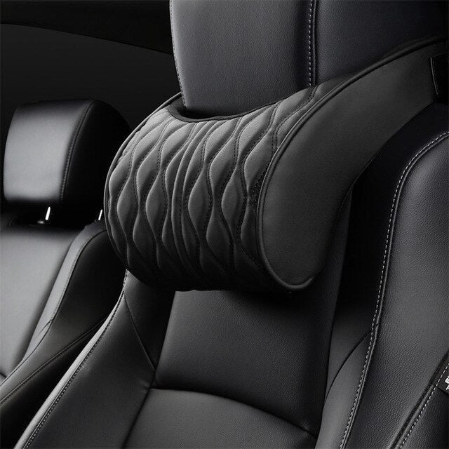Car Headrest and Lumbar Support Set