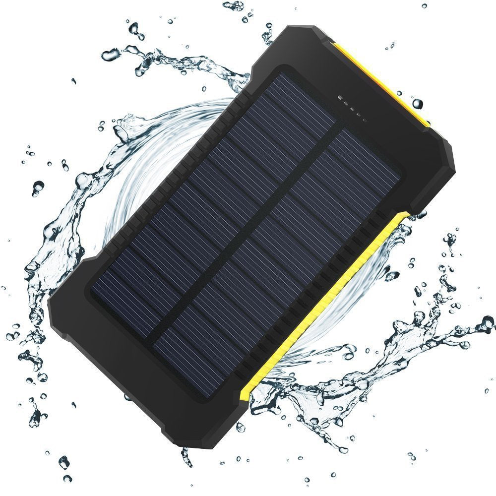 Ultra-Thin Solar Phone Charger Camping Light