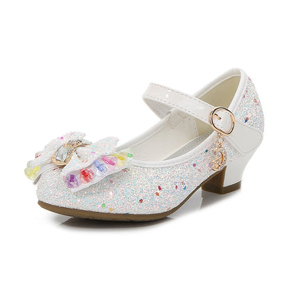 Girls princess leather shoes