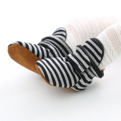 Knitted baby cotton shoes