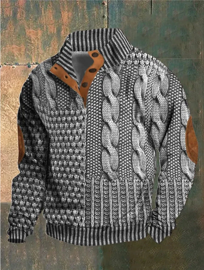 3D Digital Series Printed Sweatshirt