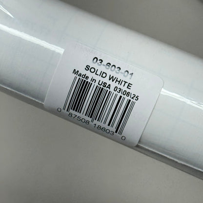 MAGIC COVER (2 Pack) Self-Adhesive Shelf/Drawer Liner 18"x9' Solid White 03-603-01
