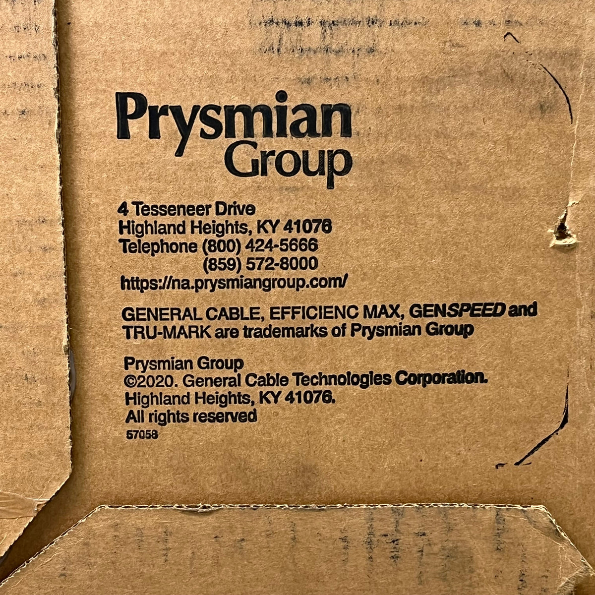 PRYSMIAN GROUP Gen SPEED 6 Plenum Communication Cable 4 PR 23 AWG 1000ft Blue