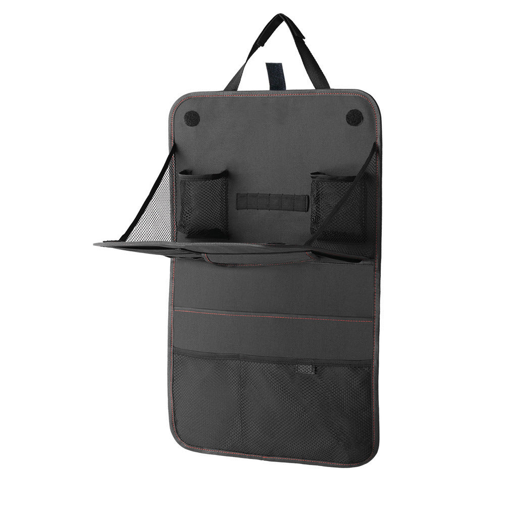 Car Seat Back Organizer with Foldable Tray