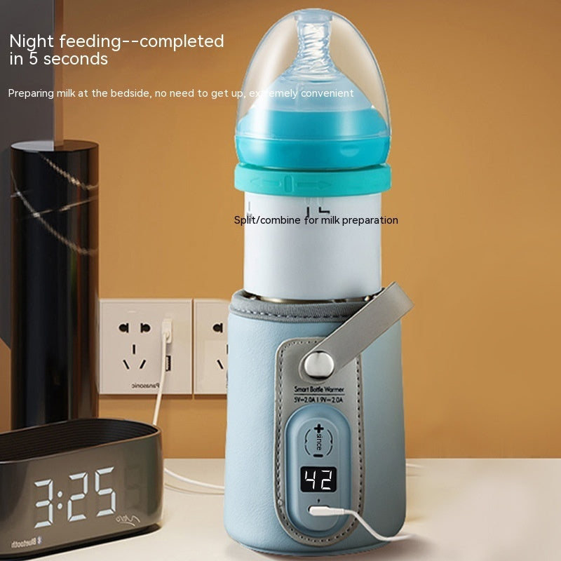 Thermostat Constant Temperature Feeding Bottle Newborn Baby Insulating Milk Bottle