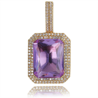 Colored gemstone pendants for men and women