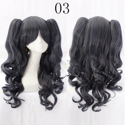 Double tiger clip style lolita wig