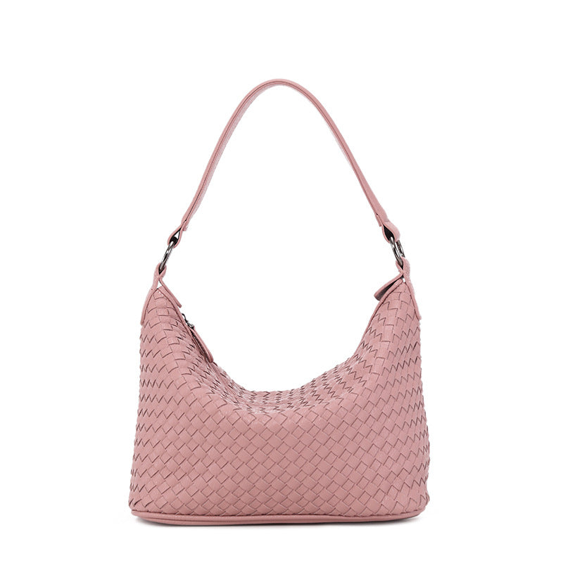 Woven Handbags Korean Women's Shoulder Bags Portable Handbags
