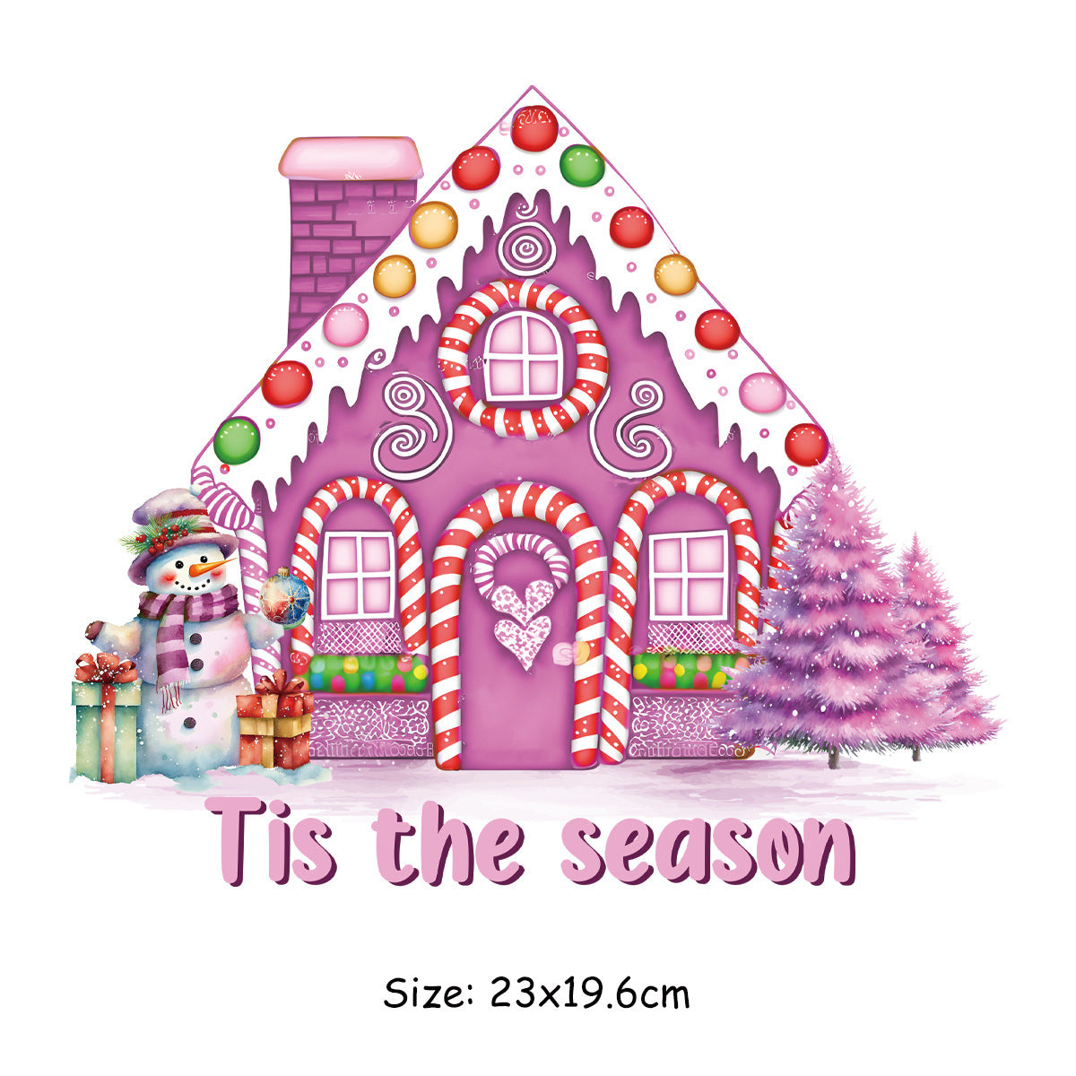 Christmas Tree Santa Claus Clothing Printing Heat Transfer Patch