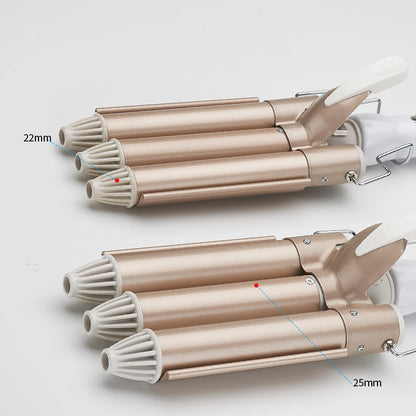 Three-tube curling iron
