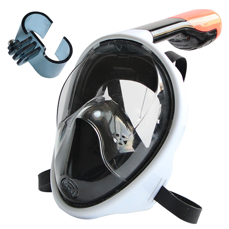 Full-Face Snorkel Goggles with Anti-Fog & GoPro Mount
