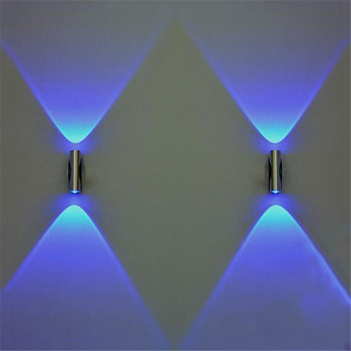 LED double head wall light