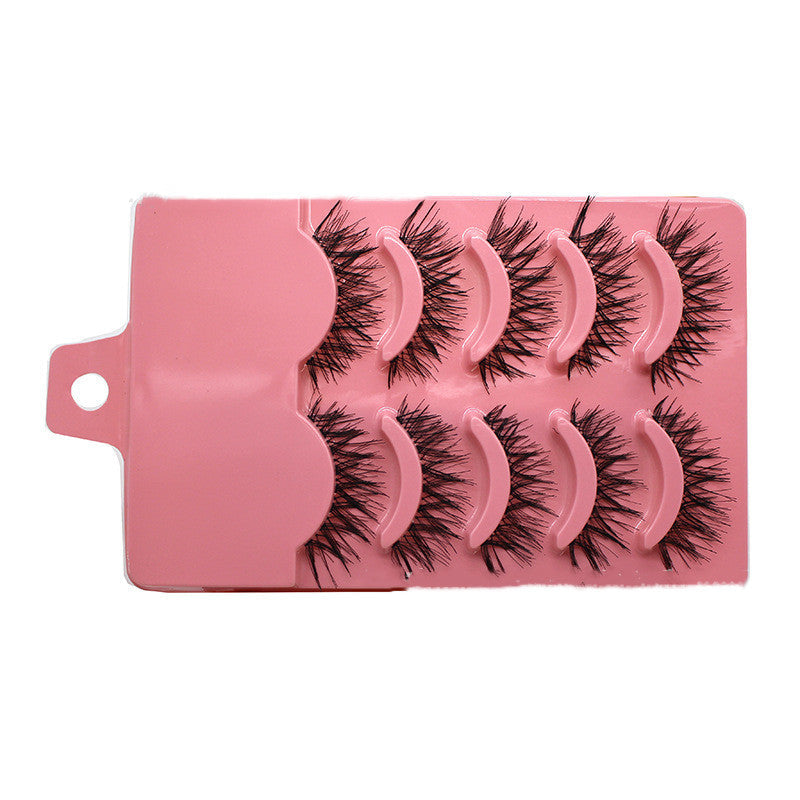 Five pairs of false eyelashes