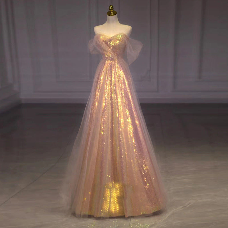 Mermaid Off-Shoulder Evening Dress