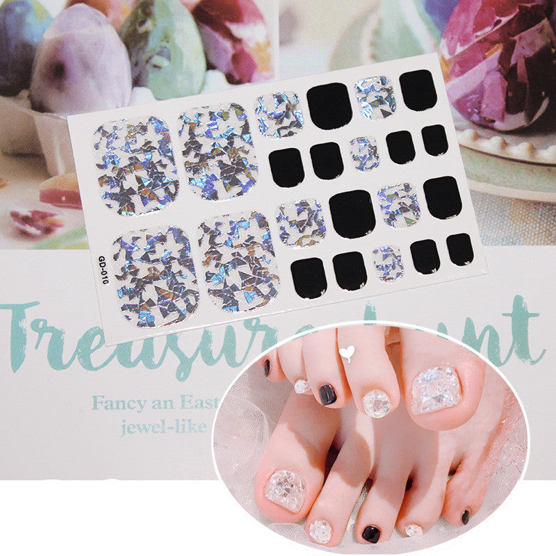 Foot Nail Stickers 22 Waterproof Small Stickers