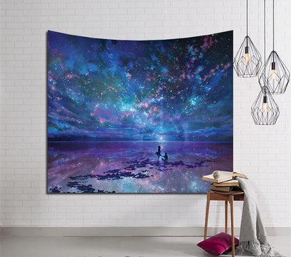 Bohemian Psychedelic Witchcraft Tapestry