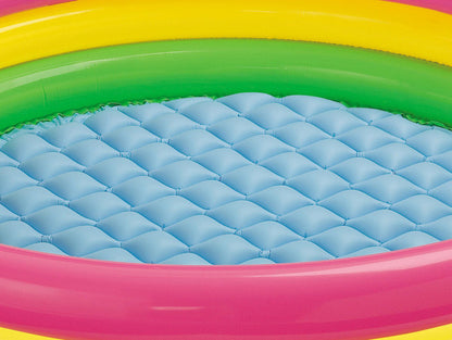 Fluorescent three-ring inflatable pool ball pool