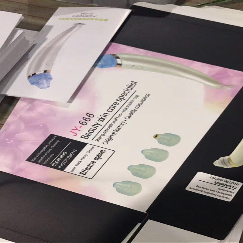 Electric blackhead suction instrument
