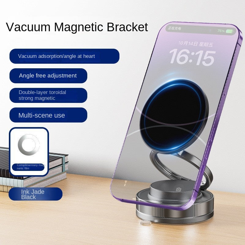 Magnetic Car Mount Vacuum Suction Cup Holder for Navigation Black Technology Product