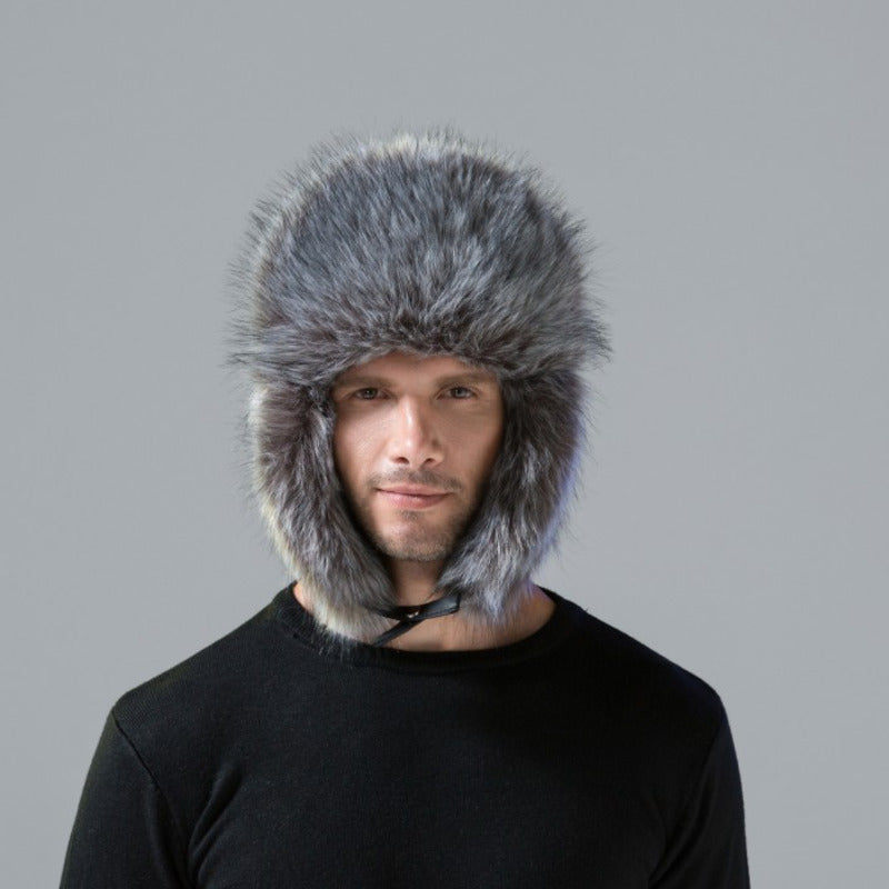 Autumn Winter Ladies Korean Fox Fur Warm Hat