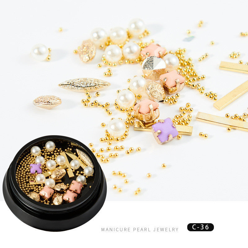 Popular Copper Round Rivets Nail Drill Ornaments