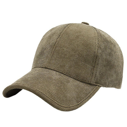 Four Seasons Corduroy Baseball Cap Casual All-matching