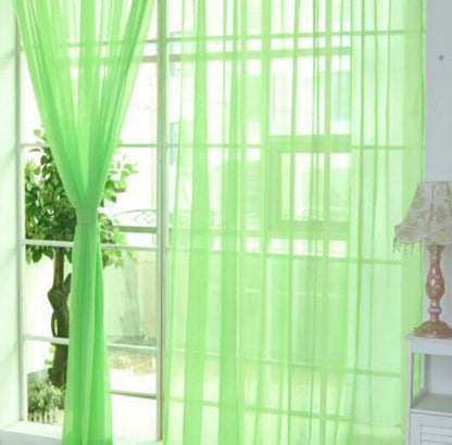 Curtains Solid Tulle Modern Curtains For Living Room Transparent Tulle Curtains Window Sheer For The Bedroom