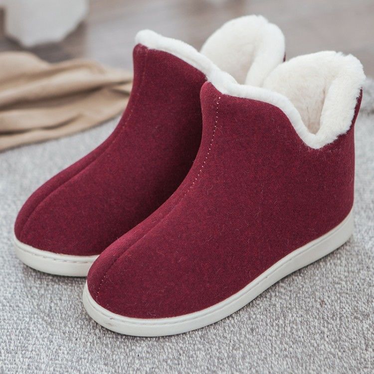 Maternity hairy shoes