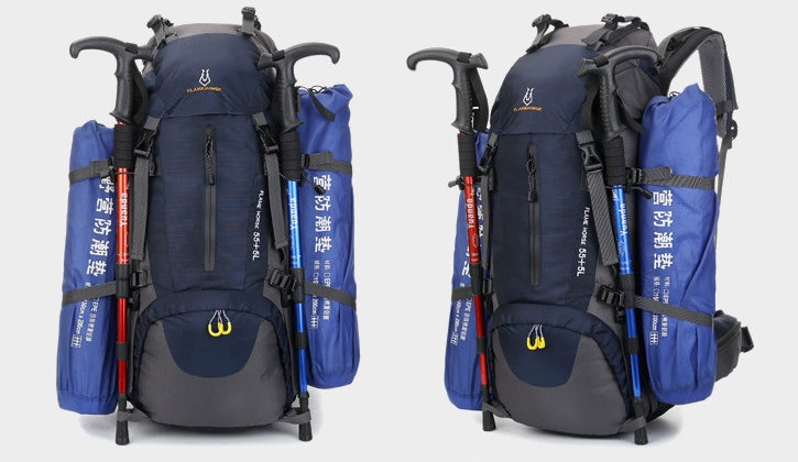Mountaineering waterproof outdoor sports nylon bag Wild camping backpack