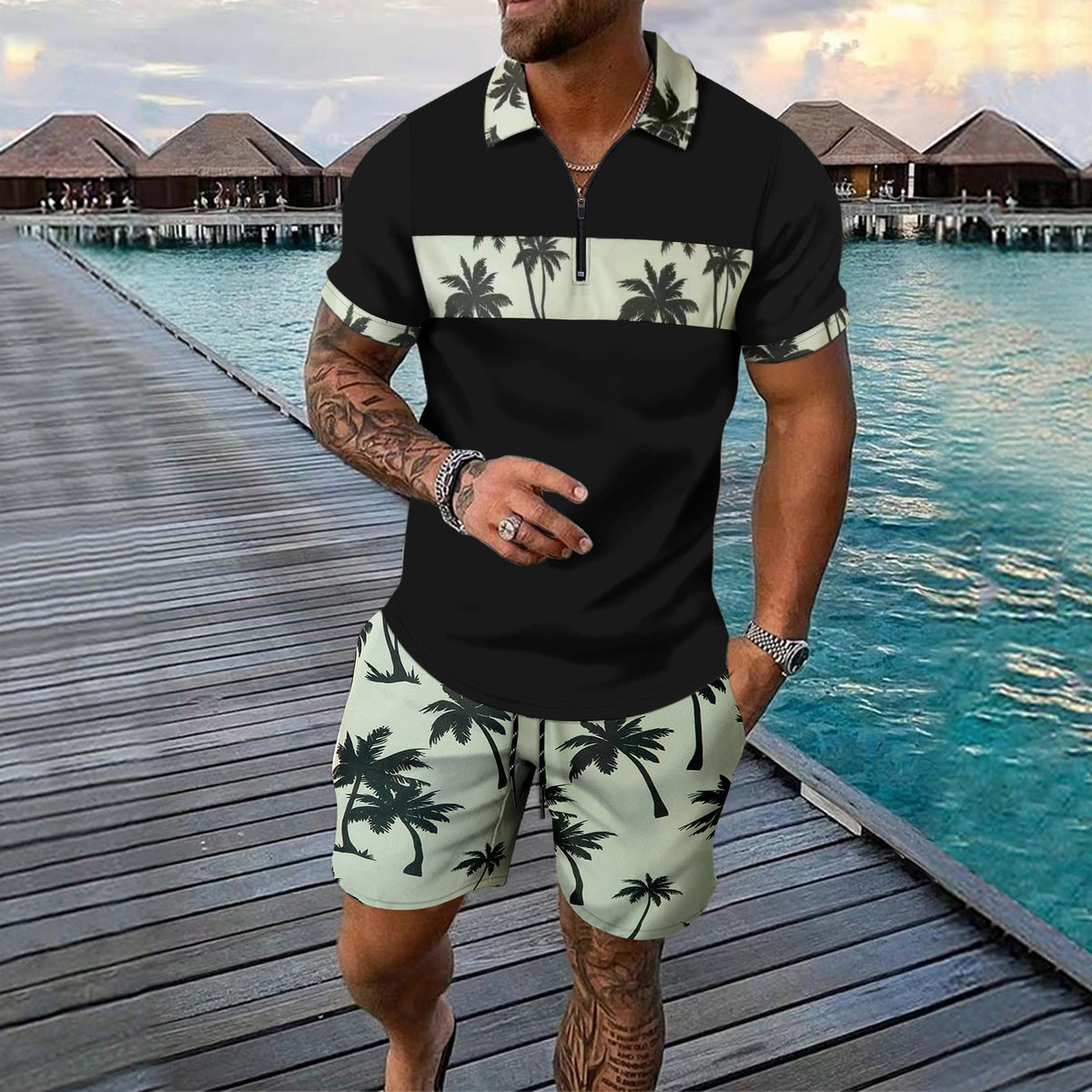Summer New Men Leisure Set