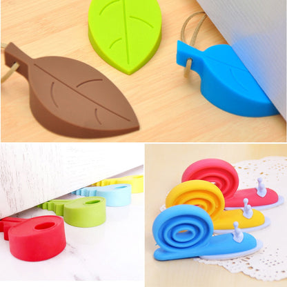 High Quality Baby Care Safety Door Stopper Protecting Product Children Kids Safe Leaves &amp  Snails Baby Corner Protector