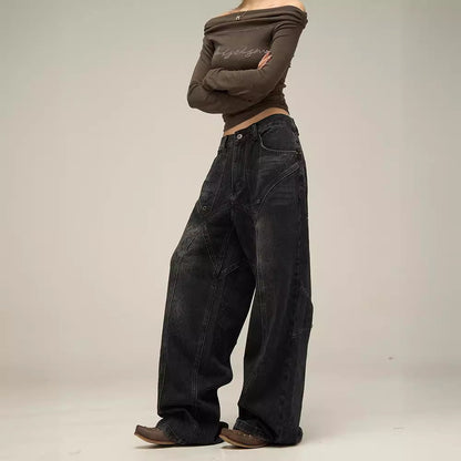 American-style Niche Loose-fit Pants For Men, With A Minimalist And Cool Aesthetic