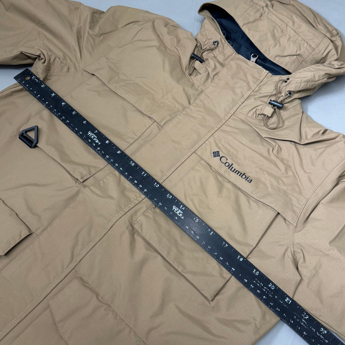 COLUMBIA Waterproof Breathable Landroamer Jacket Men's Sz S Delta WM2778-257