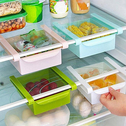 Hanging Plastic Refrigerator Storage Rack