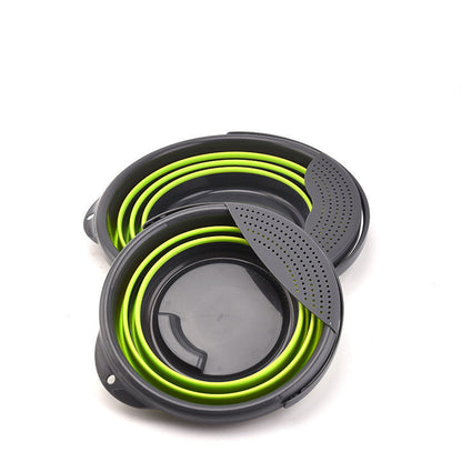 Folding multifunctional silicone bucket