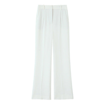 Two-piece Set Belt And Flared Trousers