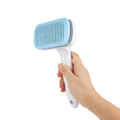 Pet hair removal comb