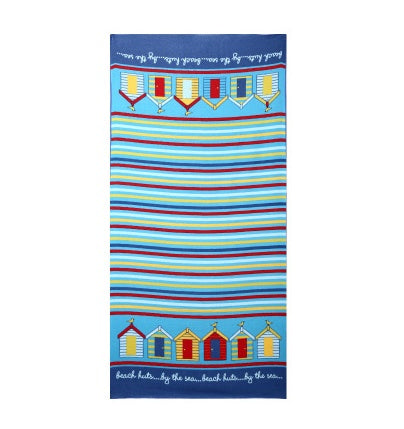 Flamingo Print Microfiber Beach Towel