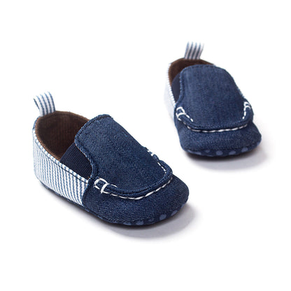 Denim baby shoes