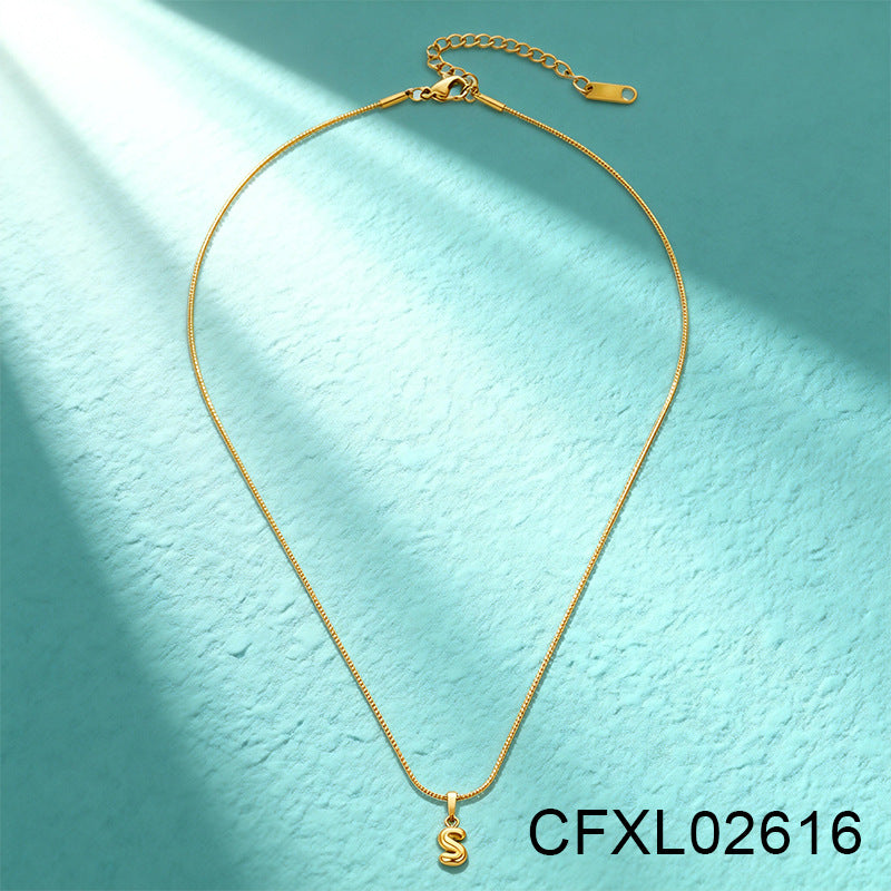 Light Luxury High-end Titanium Steel Necklace For Women