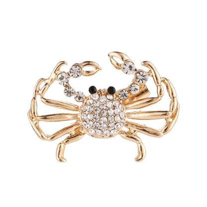 Enamel-dripped Lobster Brooch Accessory For Women