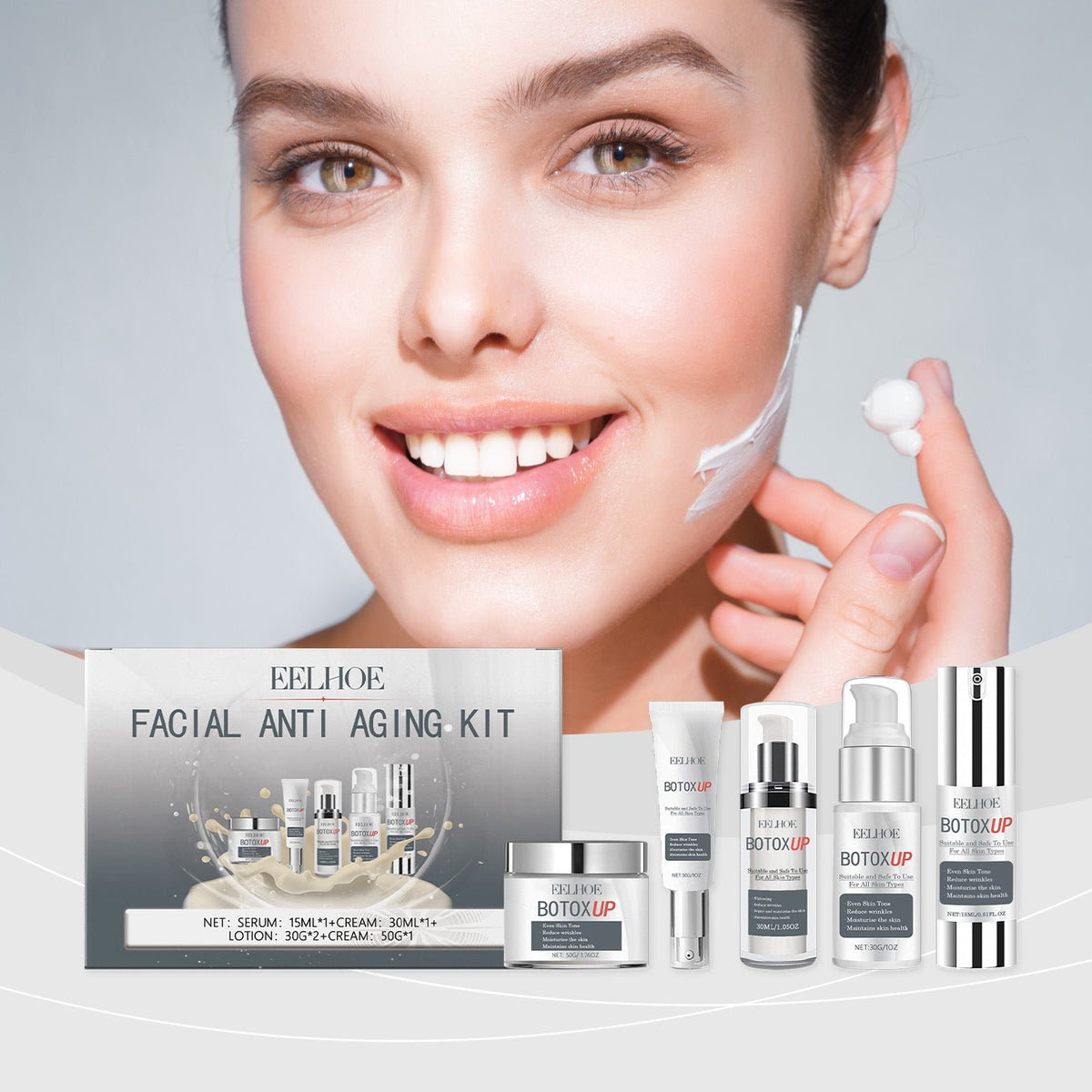 Facial Skin Care Set Moisturizing And Tender