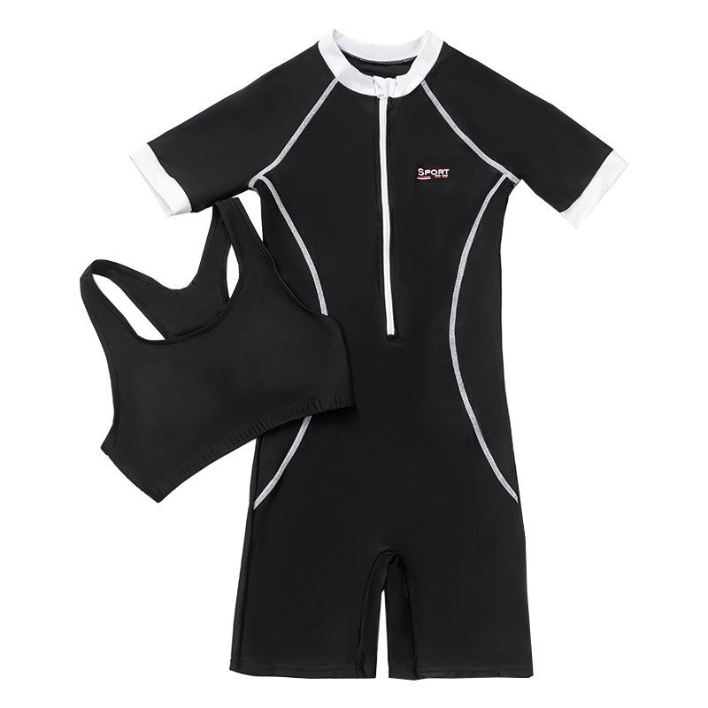 Swimming Suit Sunscreen Quick Drying Children