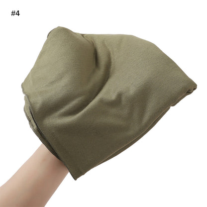 Solid-color Large-size Modal Sweatband Single-color Mercerized Cotton Turban Headscarf